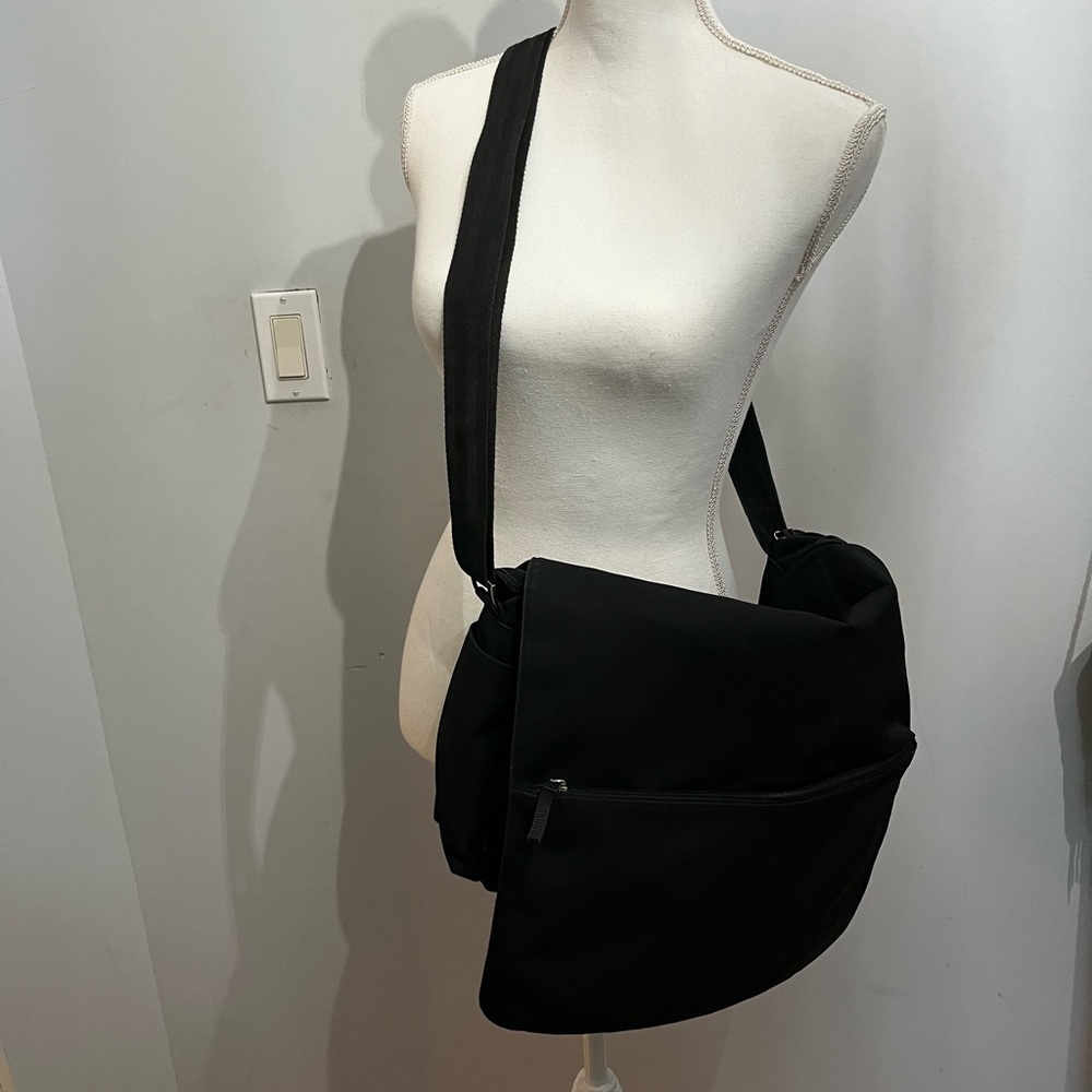 Vintage Gap Messenger Bag Black